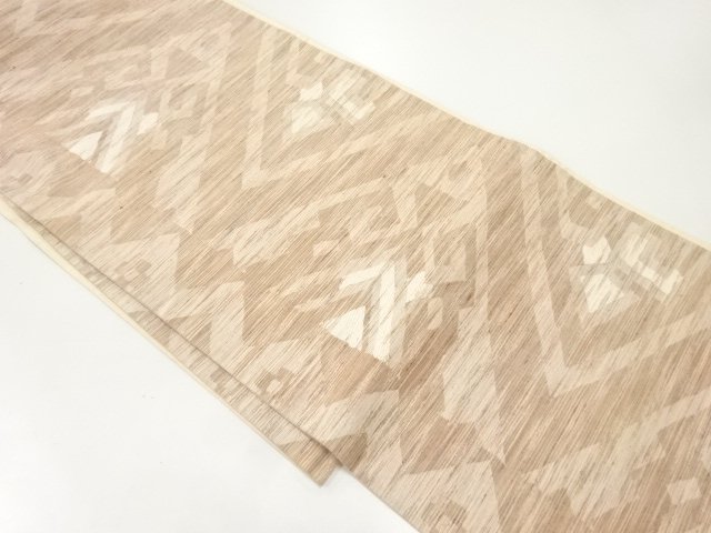 JAPANESE KIMONO / FUKURO OBI / WOVEN ABSTRACT PATTERN 